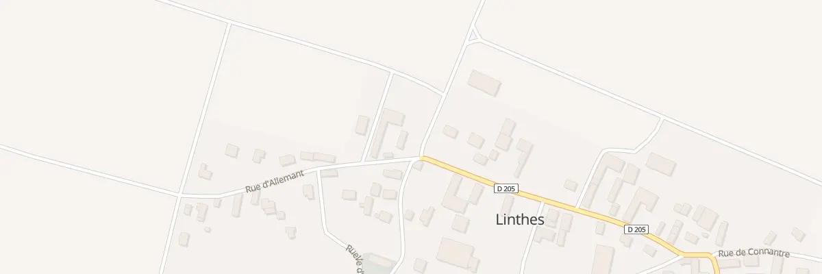 Plan du 8 Rue d’Allemant à Linthes