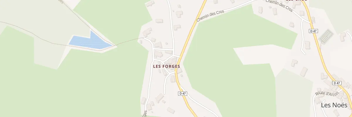 Plan du 5 Che des Forges aux Noës