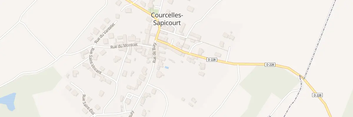 Plan du 12 Rue Paul Bouton à Courcelles-Sapicourt
