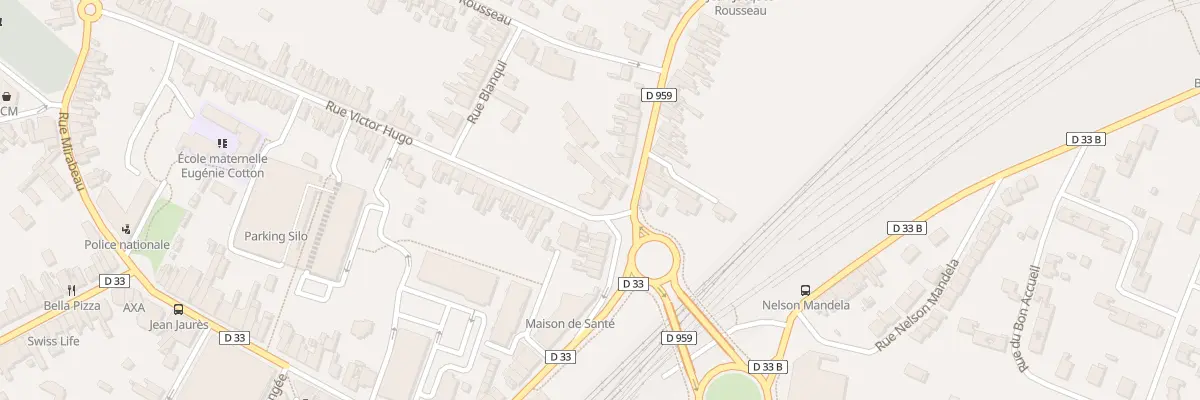 Plan du 13 Rue de Maubeuge à Aulnoye-Aymeries