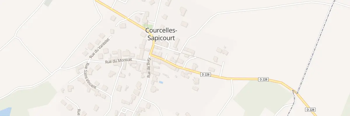 Plan du 9 Rue Paul Bouton à Courcelles-Sapicourt