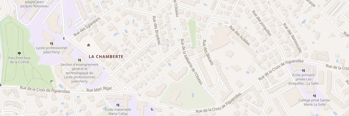 Plan du 3 Rue de la Cantaperdrix à Montpellier