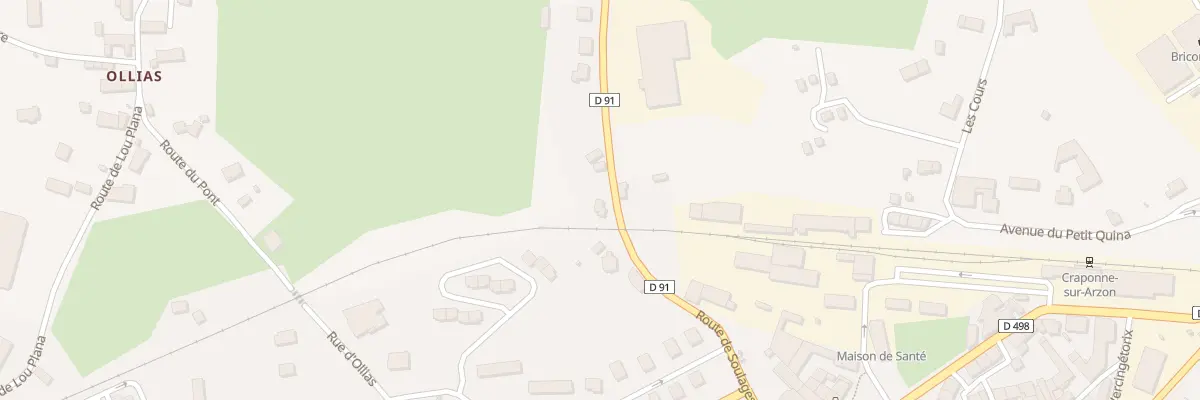 Plan du 5B Rte de Soulages à Craponne-sur-Arzon