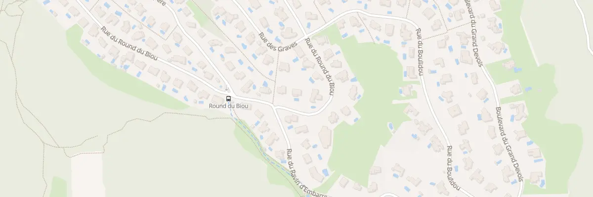 Plan du 1290 Rue du Round du Biou à Saint-Clément-de-Rivière