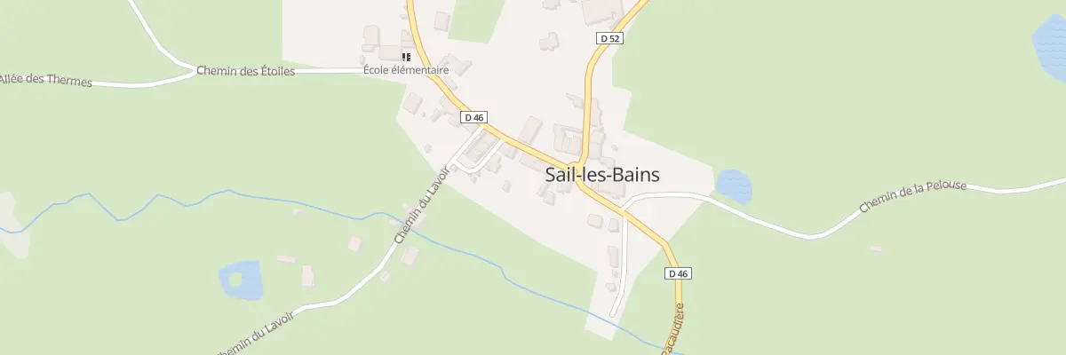 Plan du 5013 Le Bourg à Sail-les-Bains