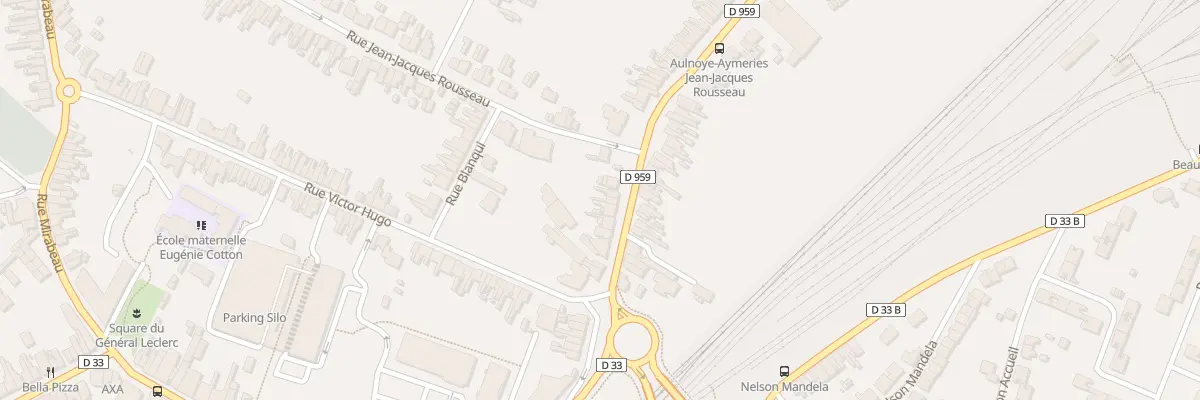 Plan du 29 Rue de Maubeuge à Aulnoye-Aymeries