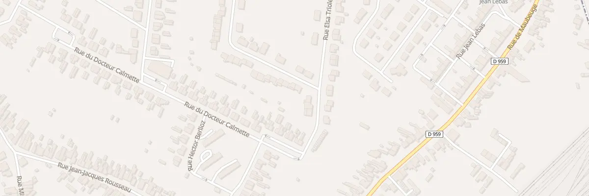 Plan du 66 Rue Youri Gagarine à Aulnoye-Aymeries