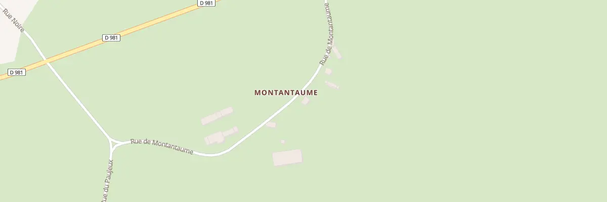 Plan du 50A Montantaume à Lanty
