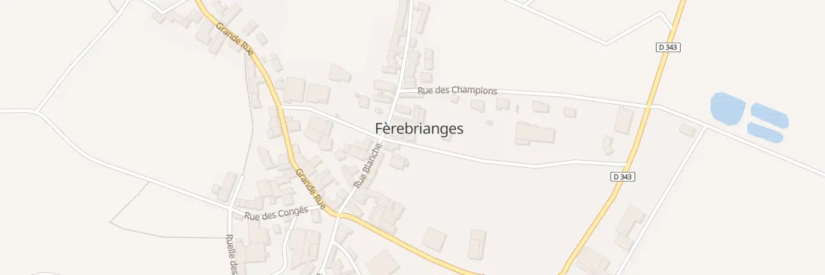 Plan du 7 Rue Blanche à Fèrebrianges