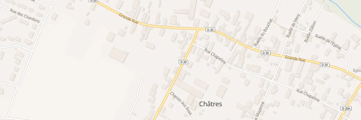 Plan du 8 Rue Bel Air à Châtres
