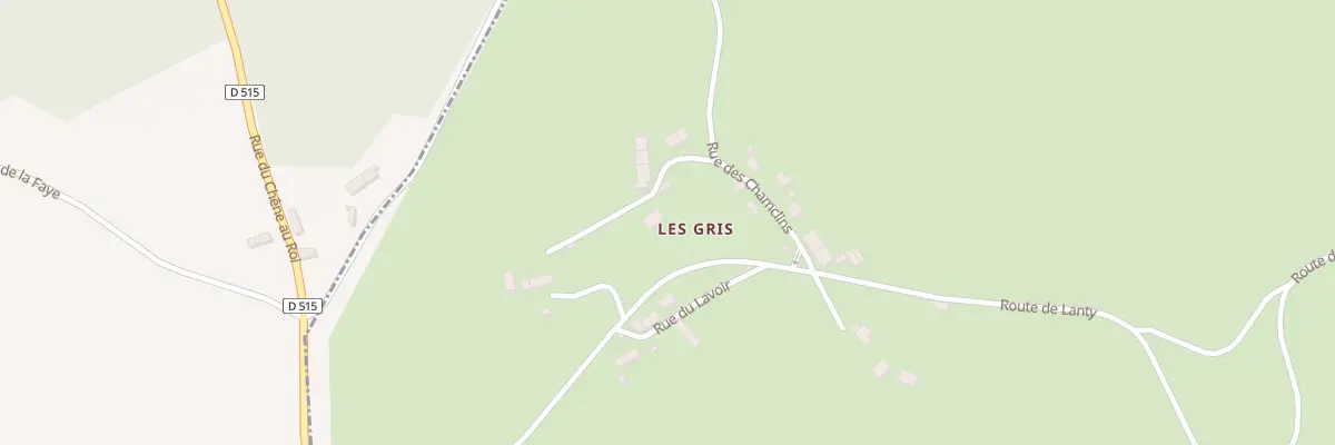 Plan du 68A Les Gris à Avrée