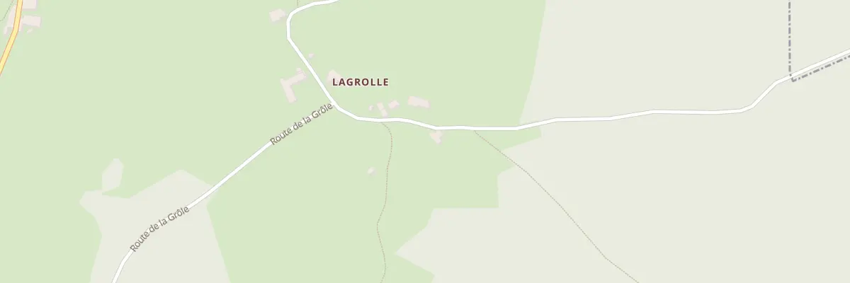 Plan du 5340 Lagrolle à Champoly