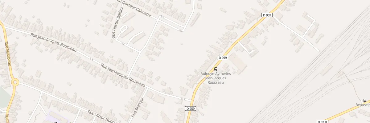 Plan du 59 Rue de Maubeuge à Aulnoye-Aymeries