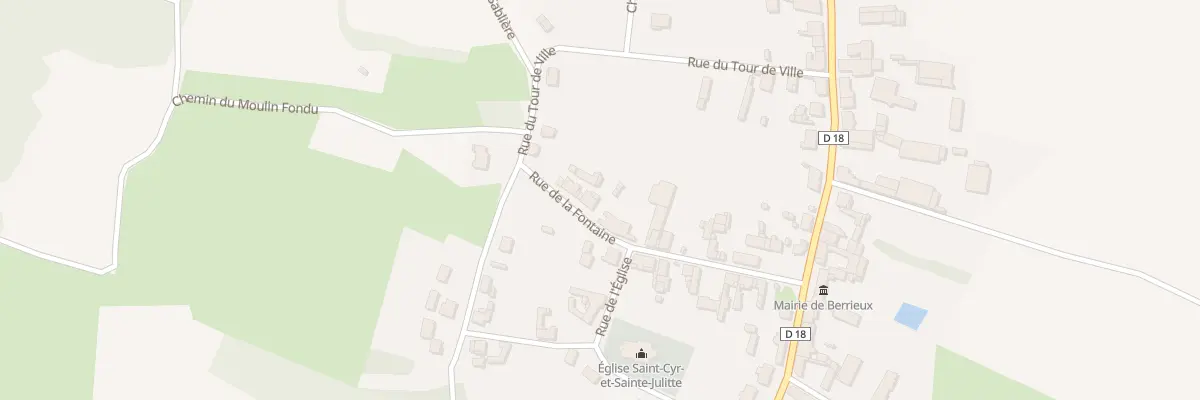 Plan du 12B Rue de la Fontaine à Berrieux