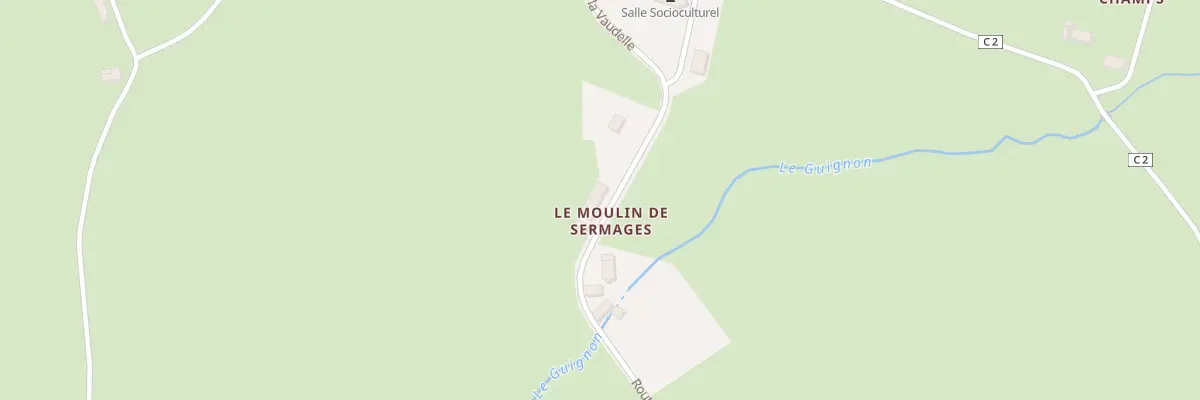 Plan du 276 Rte de la Vaudelle à Sermages