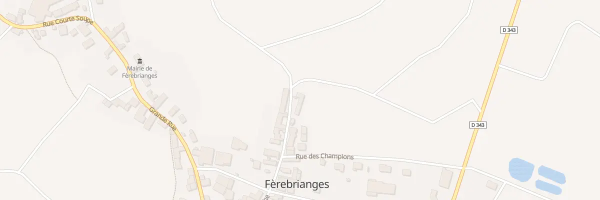 Plan du 19 Rue Blanche à Fèrebrianges
