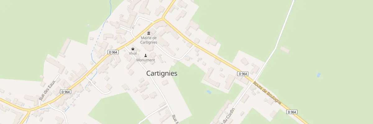 Plan du 35 Rue de l’Eglise à Cartignies