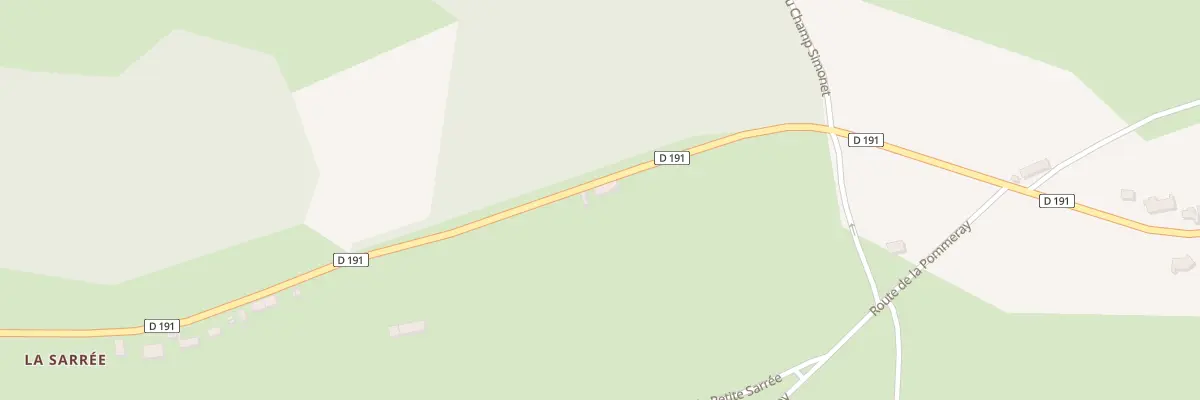 Plan du 82 La Sarree à Savigny-Poil-Fol