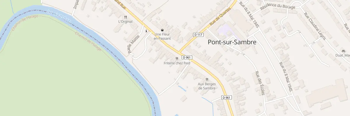 Plan du 153 Grand Rue à Pont-sur-Sambre