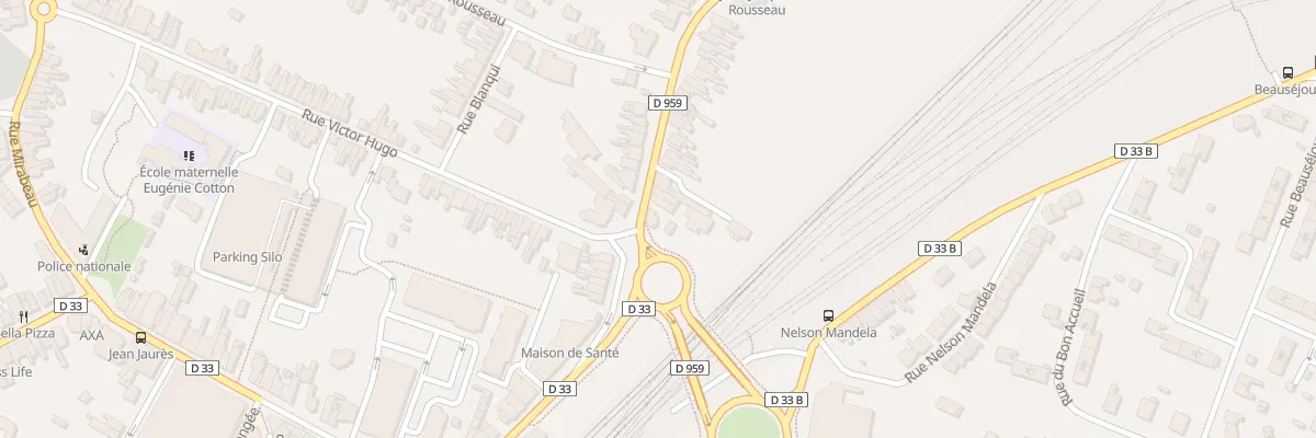 Plan du 30 Rue de Maubeuge à Aulnoye-Aymeries