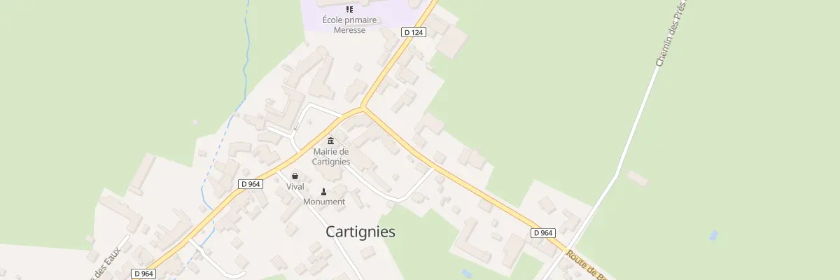 Plan du 75 Rte de Boulogne à Cartignies