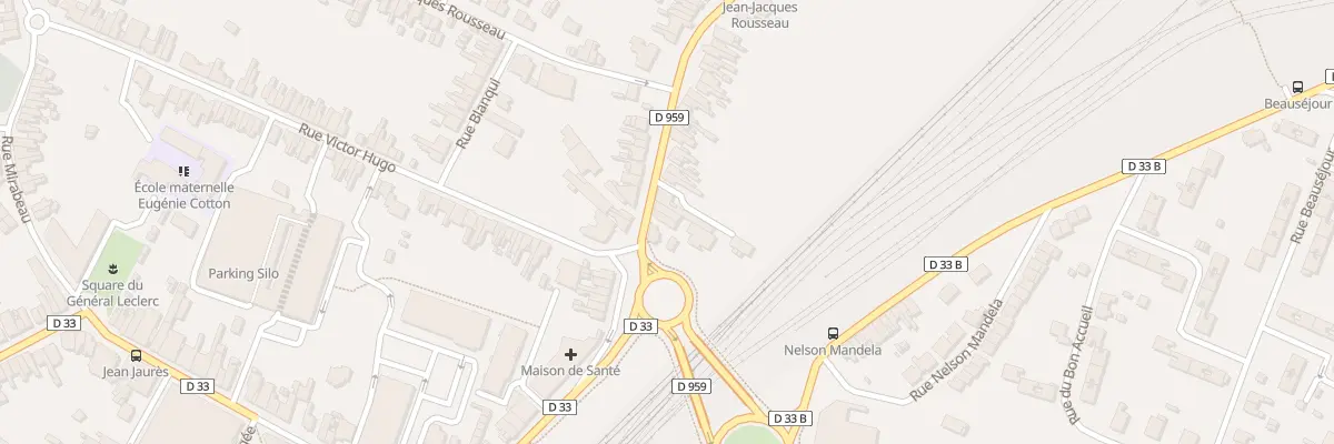 Plan du 34 Rue de Maubeuge à Aulnoye-Aymeries