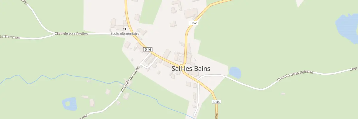 Plan du 12 Rue des Sources à Sail-les-Bains