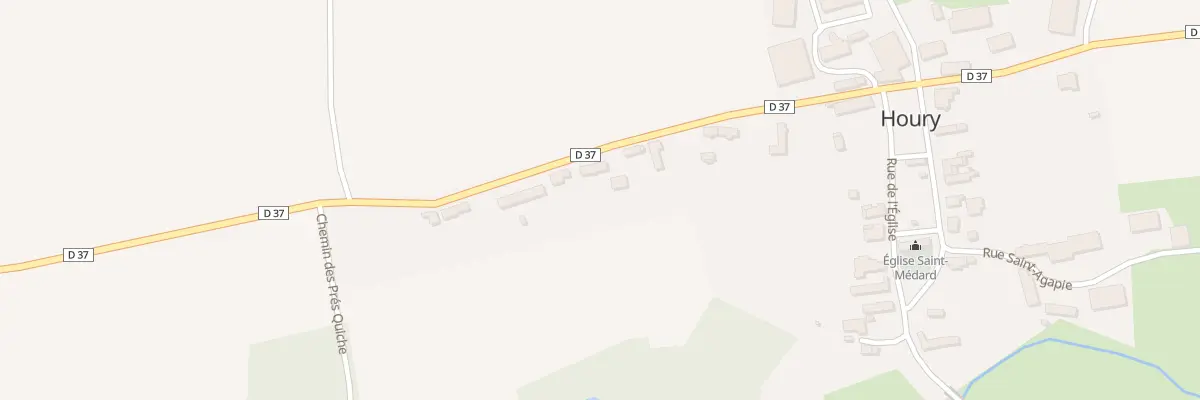 Plan du 11 Rue du Riez des Bois à Houry