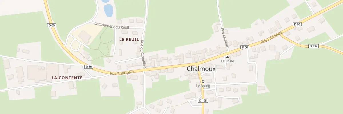 Plan du 40 Rue Principale à Chalmoux