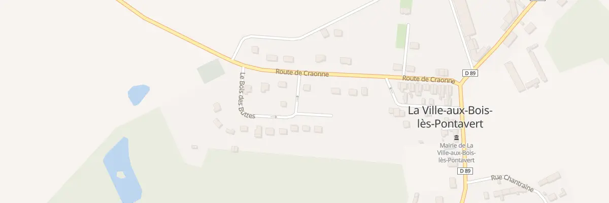 Plan du 33 Rte de Craonne à La Ville-aux-Bois-lès-Pontavert