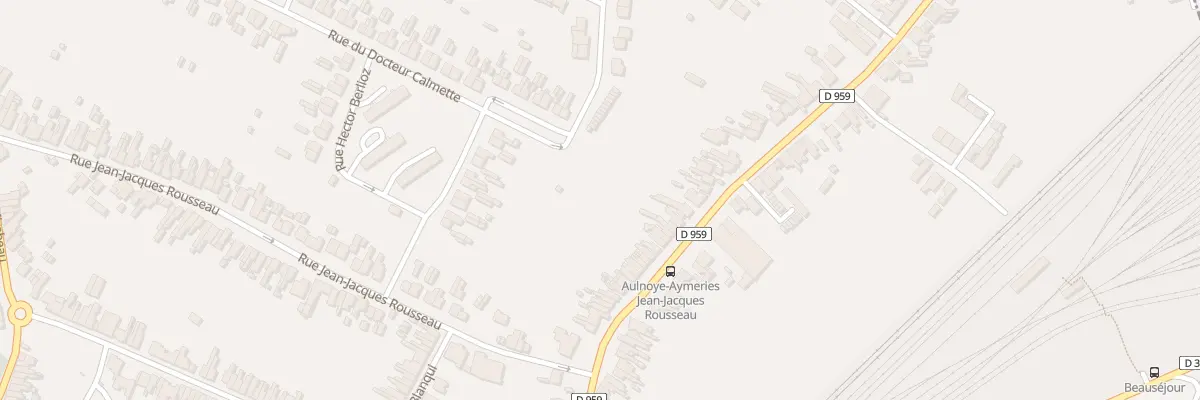Plan du 75 Rue de Maubeuge à Aulnoye-Aymeries