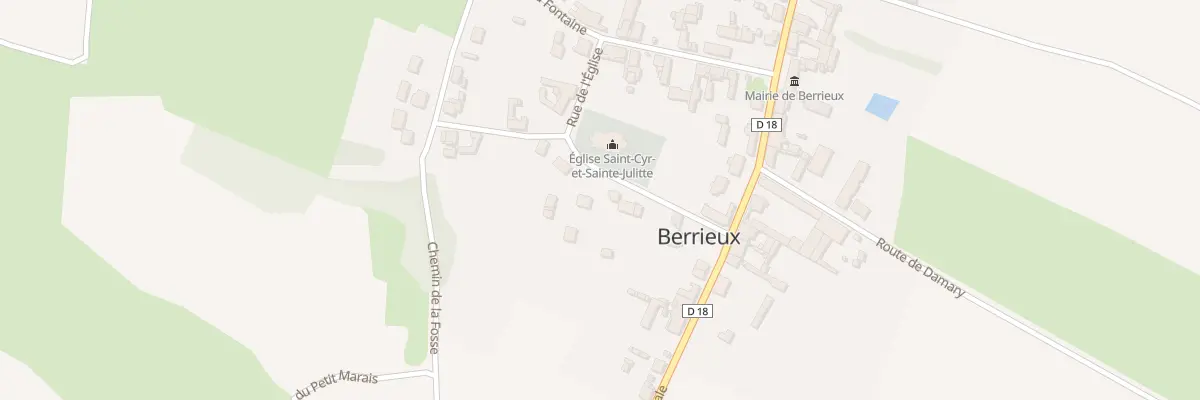 Plan du 9B Rue Teignons à Berrieux