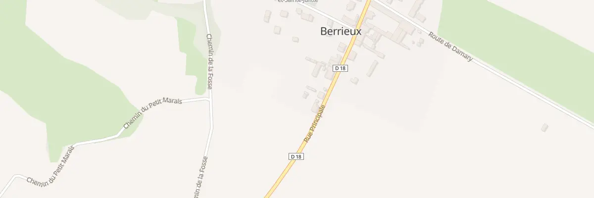 Plan du 1 Rue Principale à Berrieux