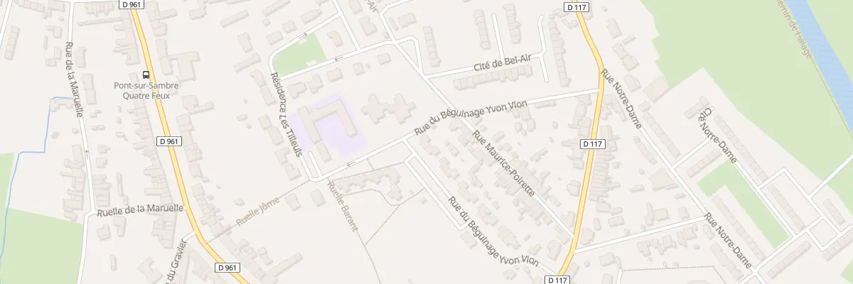 Plan du 19 Rue du Béguinage Yvon Vion à Pont-sur-Sambre