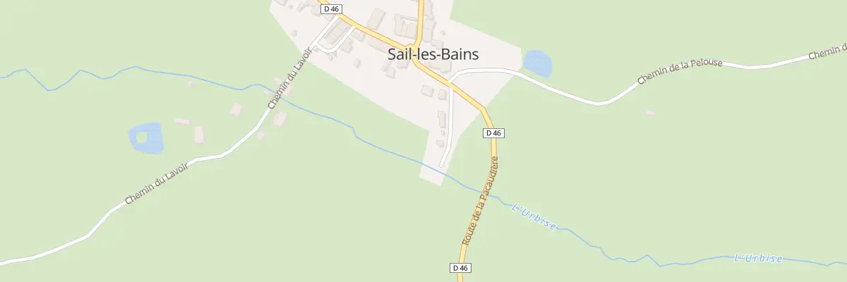 Plan du 40 Rte de la Pacaudiere à Sail-les-Bains