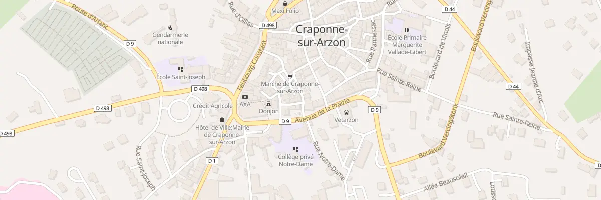 Plan du 3 Rue du For à Craponne-sur-Arzon