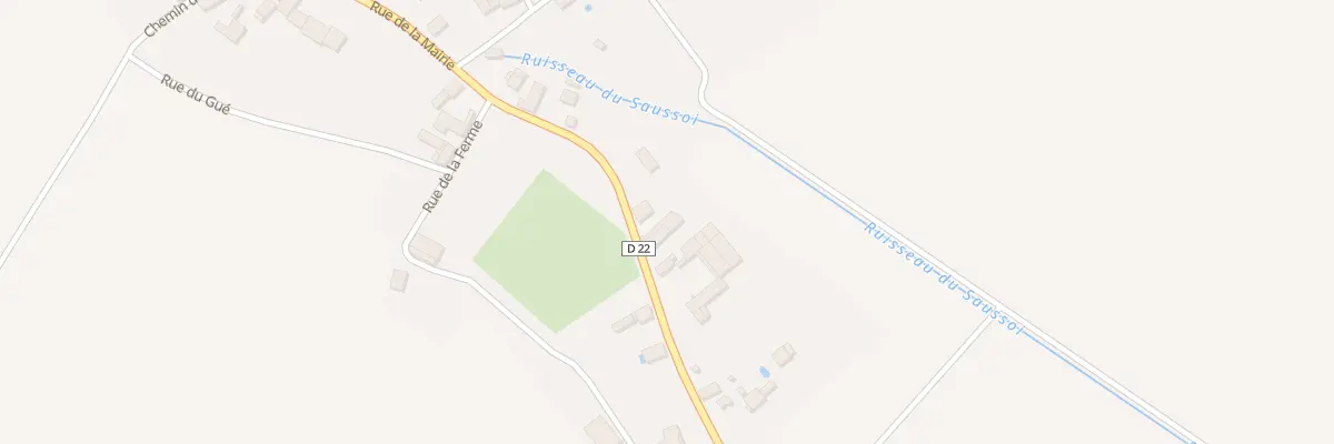 Plan du 12 Rue de la Mairie à Vosnon