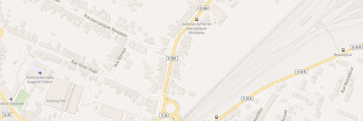 Plan du 58 Rue de Maubeuge à Aulnoye-Aymeries