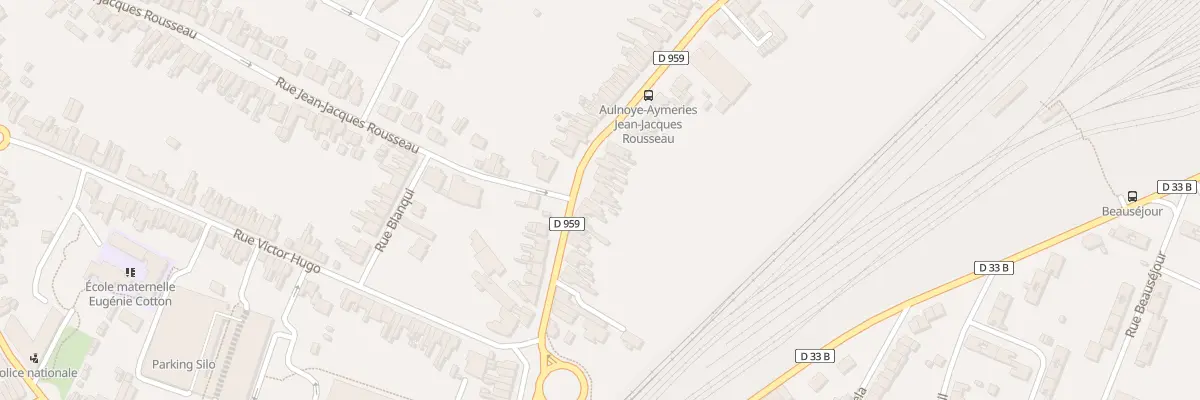 Plan du 64 Rue de Maubeuge à Aulnoye-Aymeries