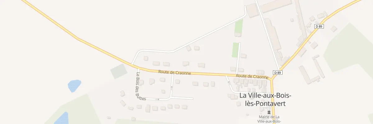 Plan du 42 Rte de Craonne à La Ville-aux-Bois-lès-Pontavert