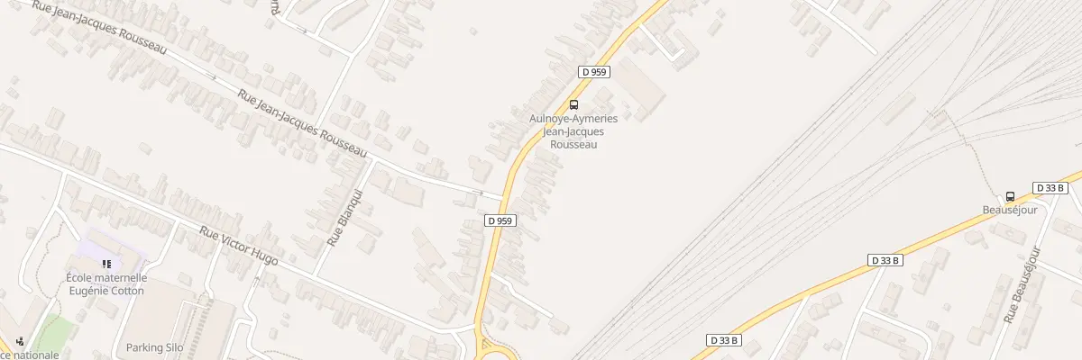 Plan du 70 Rue de Maubeuge à Aulnoye-Aymeries