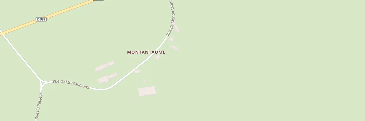 Plan du 50B Montantaume à Lanty