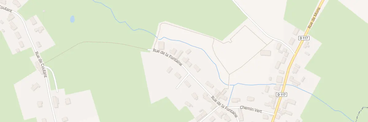 Plan du 8T Rue de la Fontaine à Hargnies