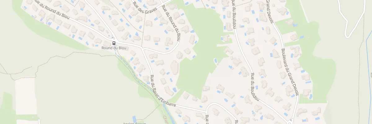 Plan du 1260 Rue du Round du Biou à Saint-Clément-de-Rivière