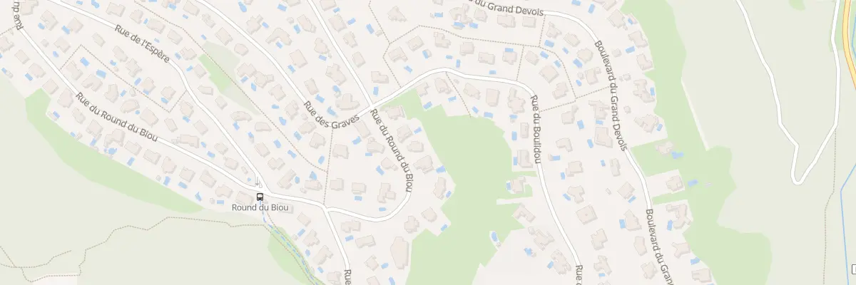 Plan du 1210 Rue du Round du Biou à Saint-Clément-de-Rivière