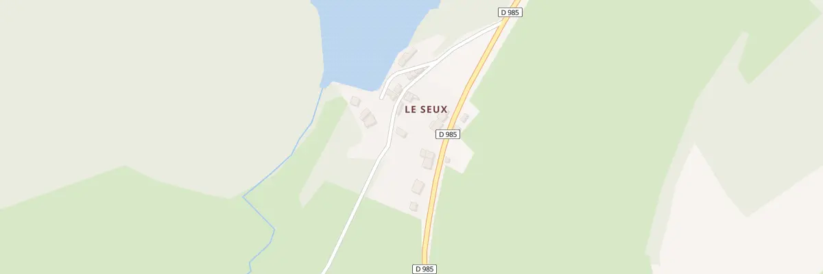 Plan du 183 Le Seux à Saint-Honoré-les-Bains