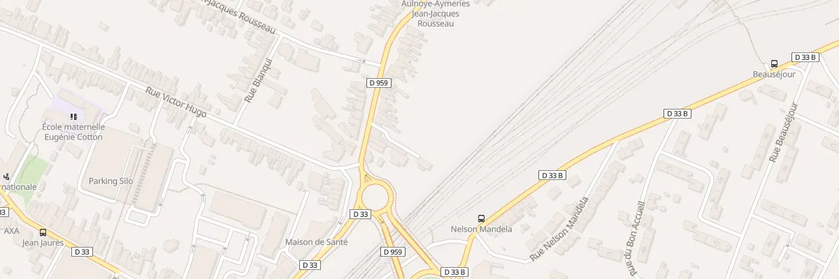 Plan du 46 Rue de Maubeuge à Aulnoye-Aymeries
