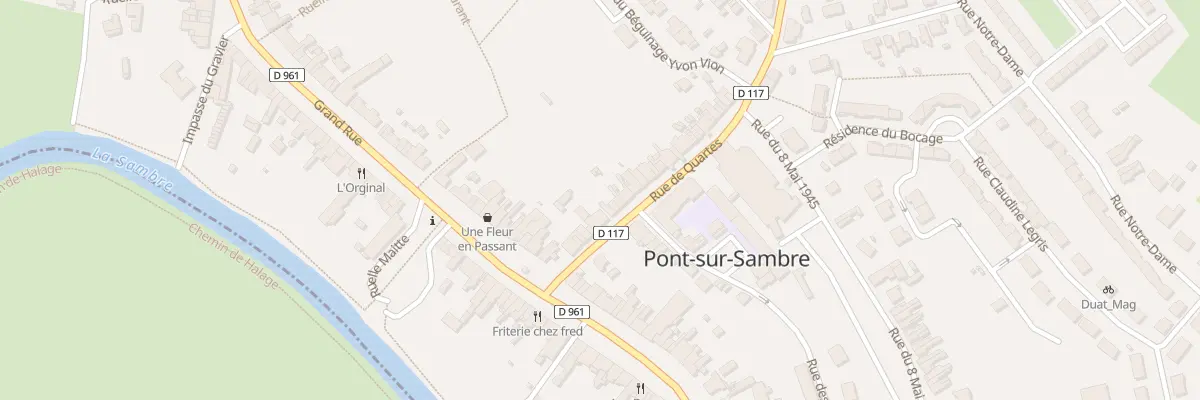 Plan du 19 Rue de Quartes à Pont-sur-Sambre