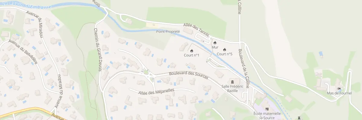 Plan du 408 Bd des Sources à Saint-Clément-de-Rivière