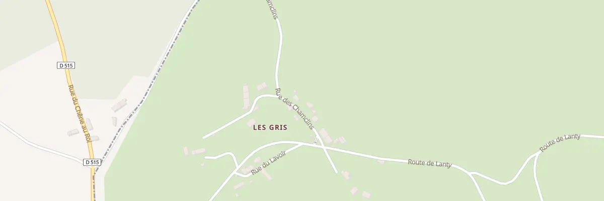 Plan du 59 Les Gris à Avrée